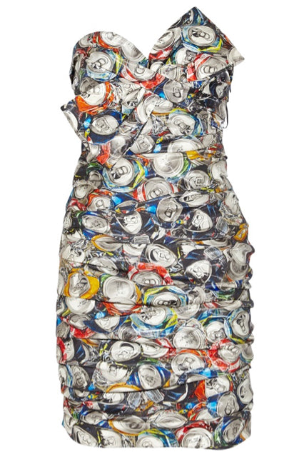 【送料&関税込】Moschino Dress With Print LOVE MOSCHINO | Black Women's One-shoulder Dress | YOOX