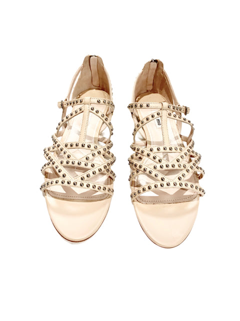 MIU MIU SANDALS SIZE 10 NEW – La Boutique Resale
